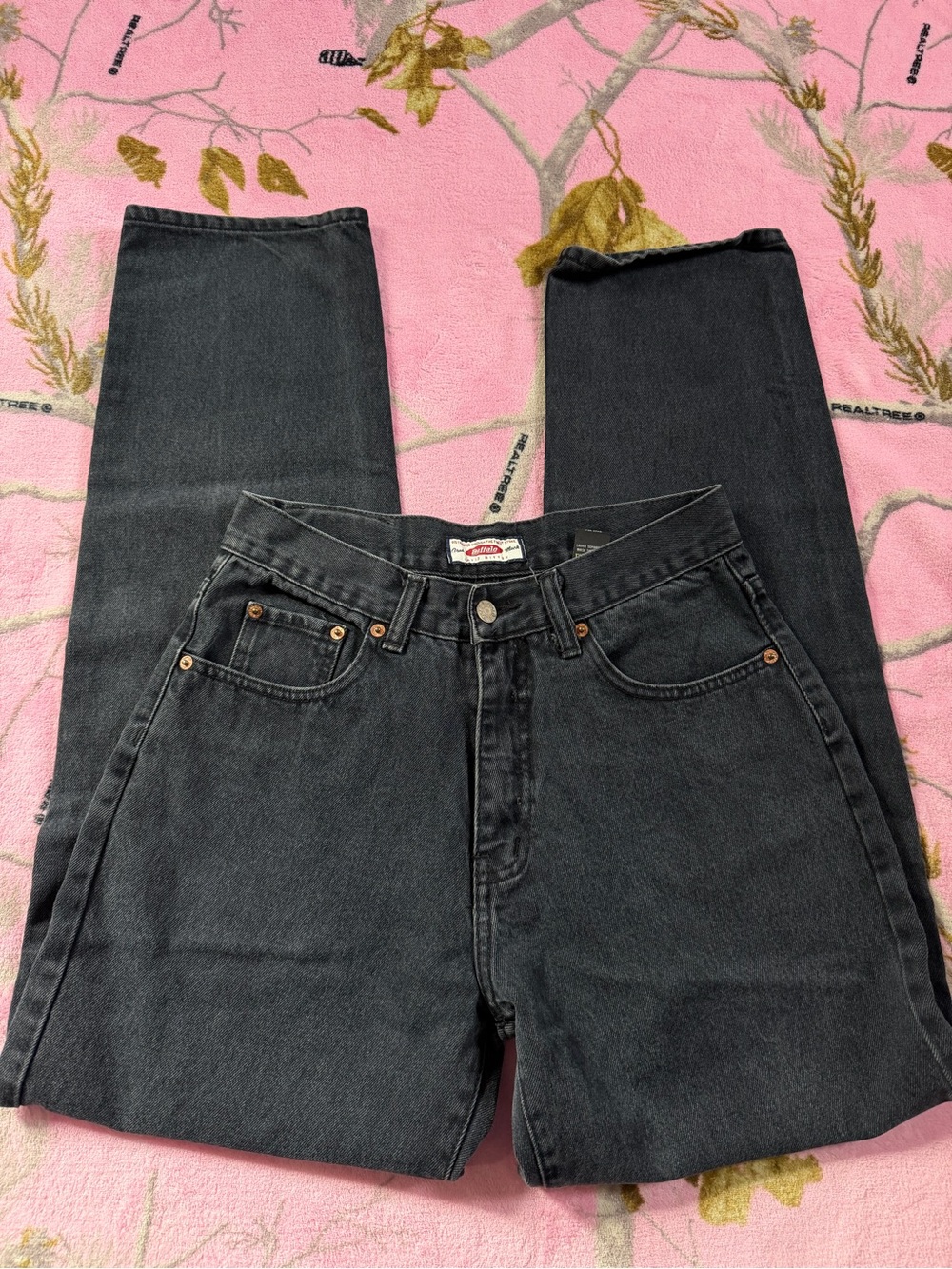 Buffalo David Bitton Women's Black Straight Leg Jeans